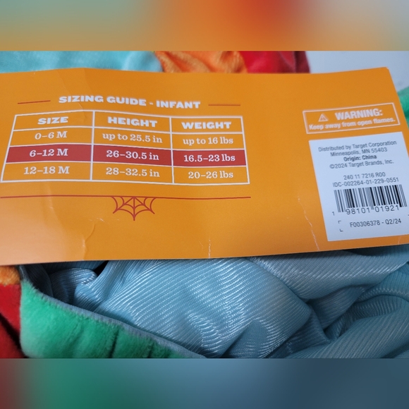 HYDE & EEK INFANT CATERPILLAR COSTUME SZ 6-12 MONTHS - Picture 14 of 16